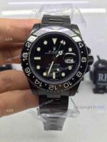 Swiss Rolex Bamford Replica GMT-Master II Watch All Black Ceramic Bezel